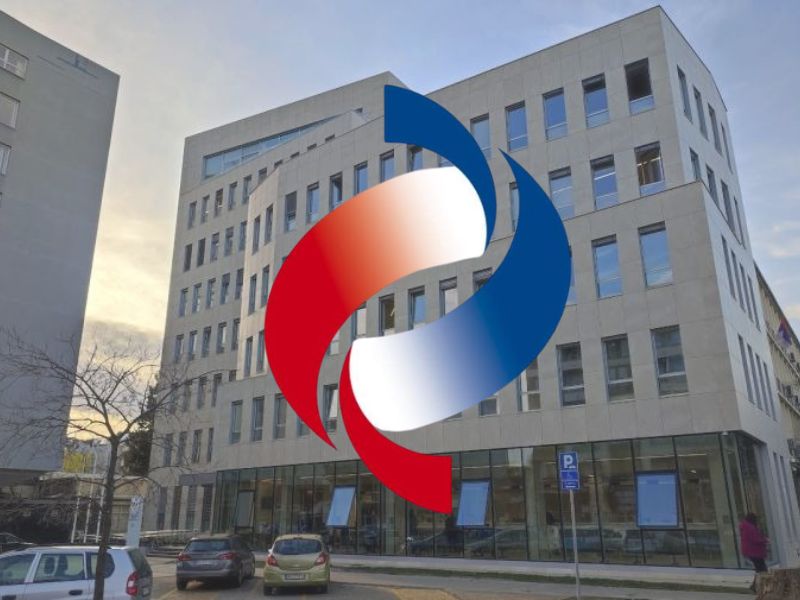 prikaz zgrade pio fonda i logo-a