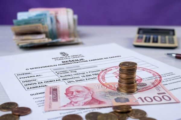 Administrativna zabrana na platu