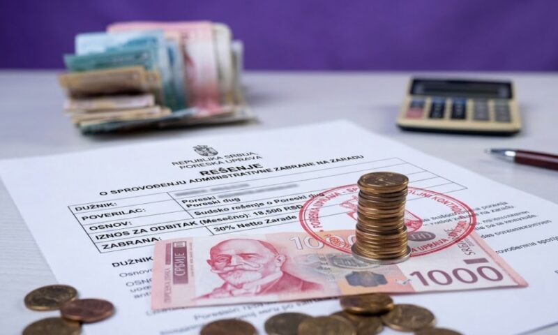 Administrativna zabrana na platu